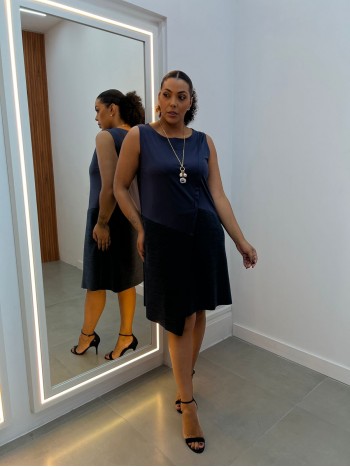 Vestido Helen Azul Marinho