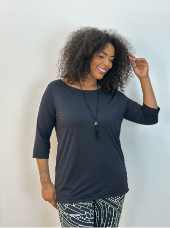 BLUSA SANDRA FLUITY preta