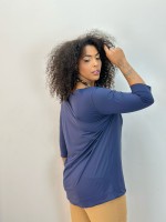 BLUSA SANDRA FLUITY marinho