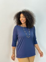 BLUSA SANDRA FLUITY marinho