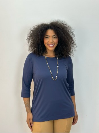 BLUSA SANDRA FLUITY marinho