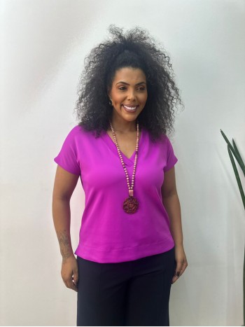 BLUSA ISA FLUITY fúcsia