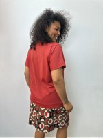 BLUSA ISA FLUITY CARMIM