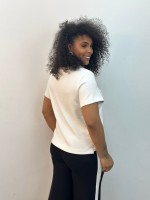 BLUSA GIOVANA Malha levemente encorpada off-white