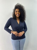 BLUSA DORA FLUITY azul jeans