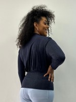 BLUSA DORA FLUITY azul jeans