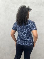 BLUSA solange FLUITY onça azul