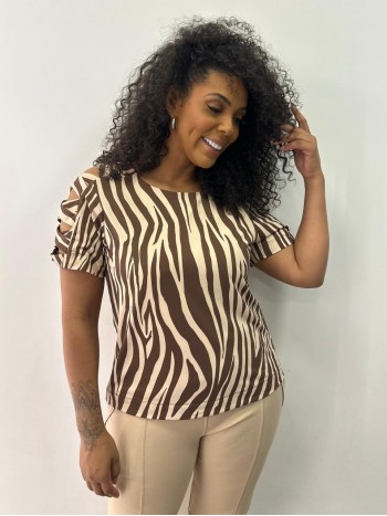 BLUSA solange FLUITY zebrada