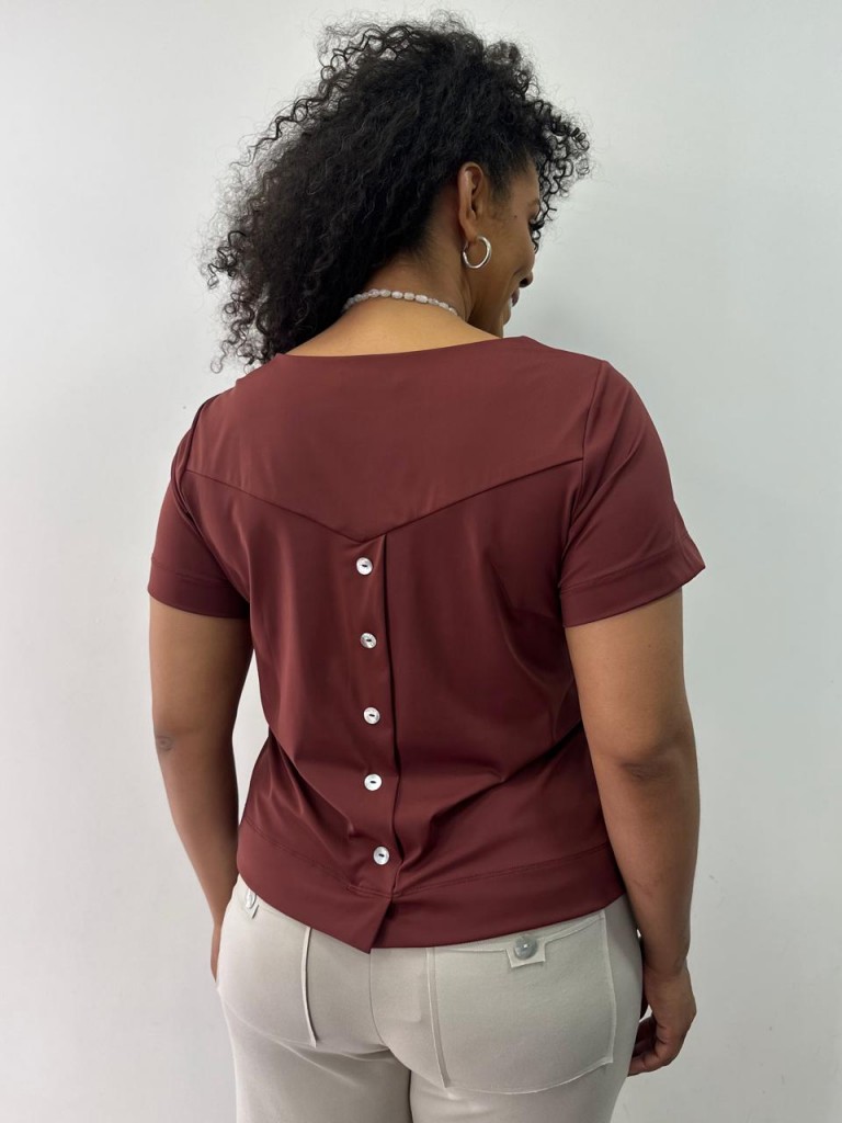 BLUSA JUSSARA fluity marsala