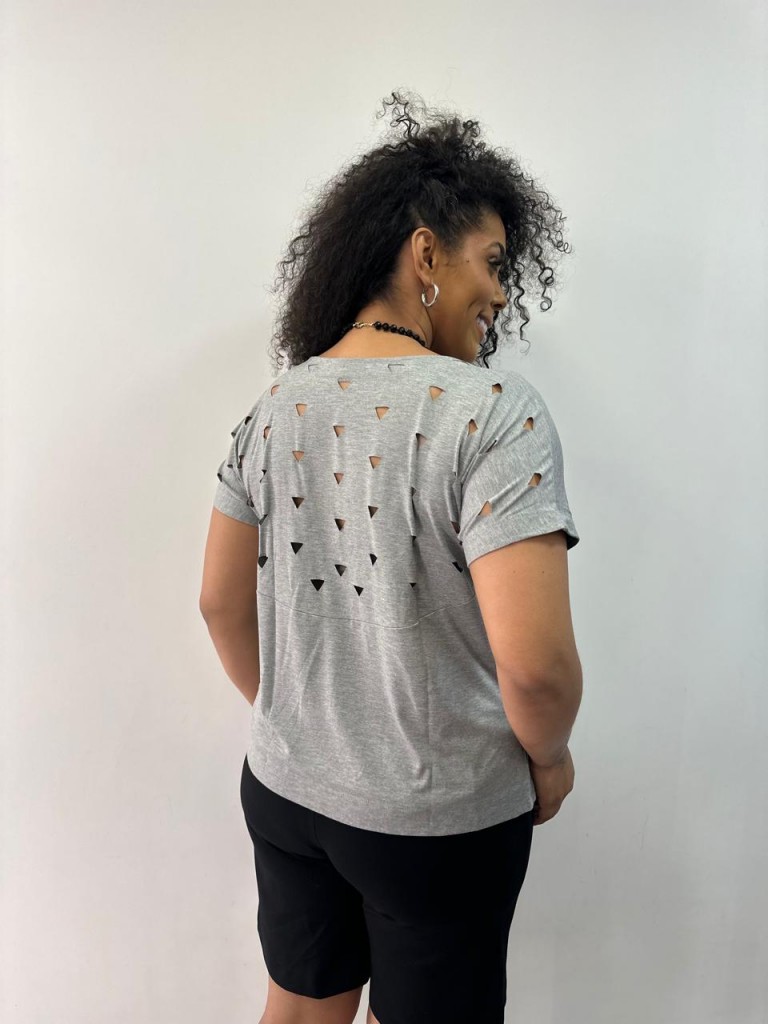 BLUSA helen cinza mescla