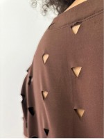 BLUSA helen marrom