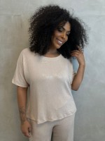 blusa marluce paetê NUDE