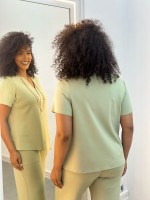 Blusa Júlia Malha Levemente encorpada verde