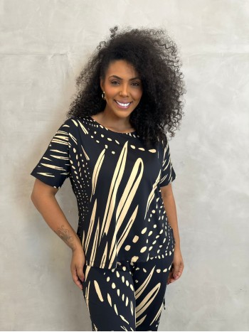 Blusa Marluce Fluity EstampaDA