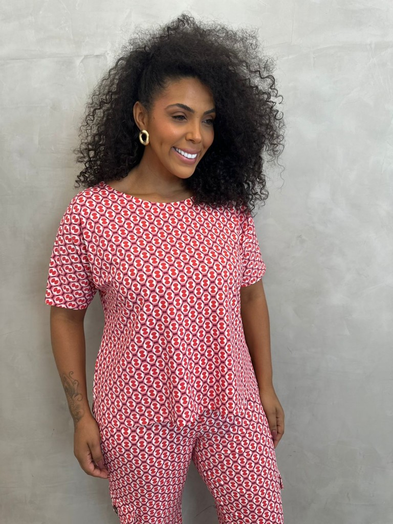 Blusa Marluce Fluity EstampaDA