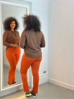 Calça Fany wave TERRACOTA