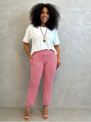 Calça fluity Sequinha Estampada 