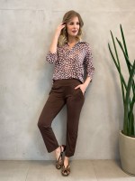 Calça fluity Sequinha marrom café