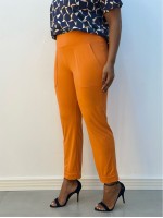 Calça Fluity Sequinha Lisa laranja