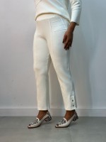 CALÇA FABI boucle off-white