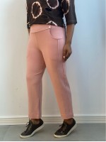 Calça Isa Malha ENCORPADA rosa 