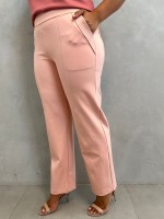 Calça Bella Malha Encorpada ROSA BEBÊ