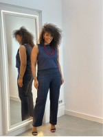Calça New Bella Malha jeans