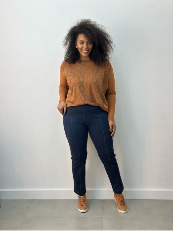 Calça New Marluce Malha jeans
