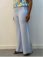 Calça Zelma Malha levemente Encorpada AZUL BEBÊ