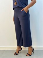Calça DANIELA PANTACOURT FLUITY MARINHO