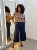 CALÇA FLUITY CARMEN LISA MARINHO