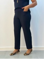 CALÇA FLáVIA MALHA wave PRETa