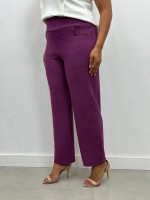 CALÇA FLáVIA boucle framboesa