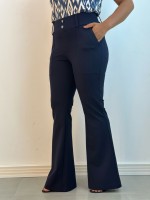 Calça Tatiana Malha ENCORPADA marinho