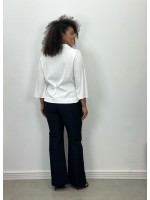 CALÇA ACÁCIA Malha Encorpada marinho