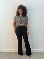 Calça Sônia Malha Encorpada preta