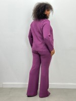 CALÇA sônia boucle framboesa