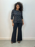 Calça Sônia fluity preta