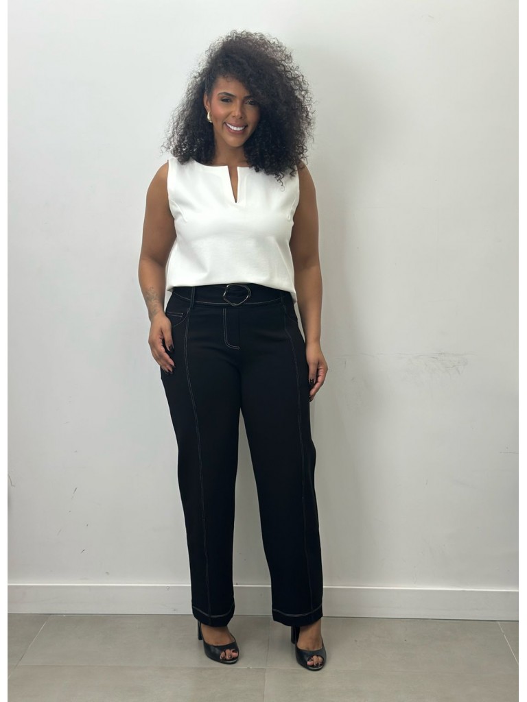 CALÇA DILCE Malha Encorpada preta