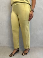 Calça Silvia Malha levemente Encorpada pistache