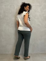 Calça Silvia BOUCLE VERDE 