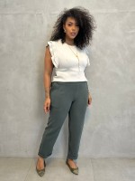 Calça Silvia BOUCLE VERDE 