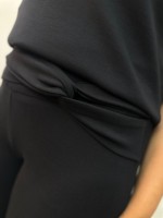 Calça Aline Malha Levemente ENCORPADA preta