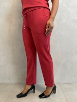 Calça Alicinha malha levemente Encorpada carmim