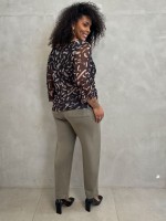 Calça Alicinha Malha levemente Encorpada CAqui