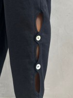 CALÇA bEATRIZ em LINHO PRETA