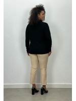 Calça New Violeta Malha Encorpada café c/ leite