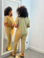 Calça Fluity Sequinha Lisa pistache