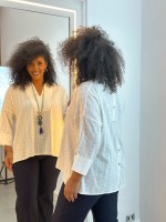 camisa ana paula off-white