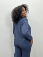 Casaco Erica boucle marinho